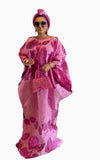 Boubou Africain Femme en Jacquard