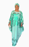 Boubou Africain Femme en Jacquard