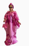 Boubou Africain Femme en Jacquard