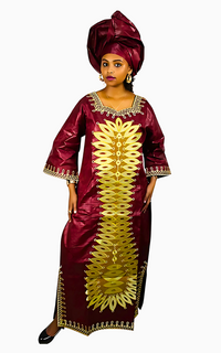 Boubou Africain Femme Ethnique