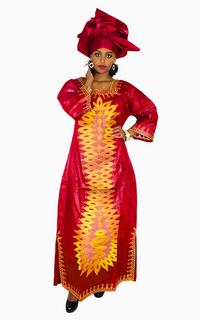 Boubou Africain Femme Ethnique