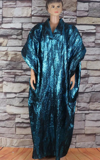 Boubou Africain Femme Jacquard Doré