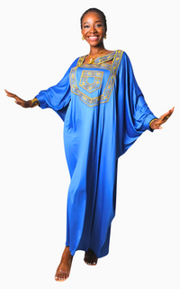 Boubou Africain Femme Tissu Fin