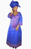 Boubou Africain Femme Wax