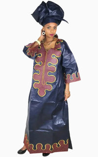 Boubou Africain Femme Wax