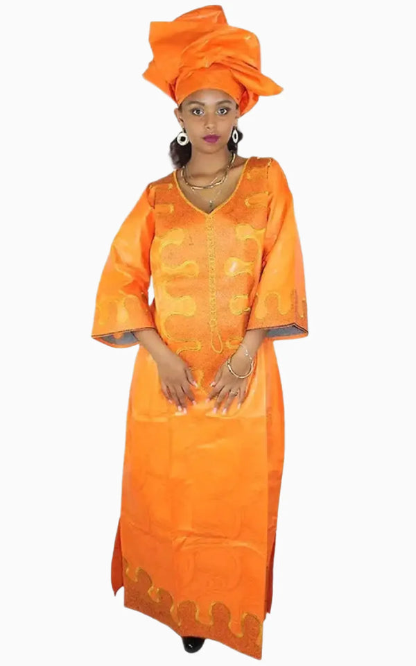 Boubou Africain Femme Wax