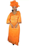 Boubou Africain Femme Wax