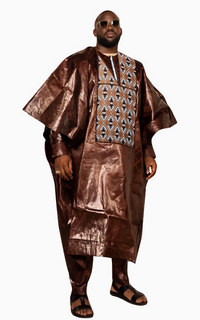 Boubou Africain Homme en Wax