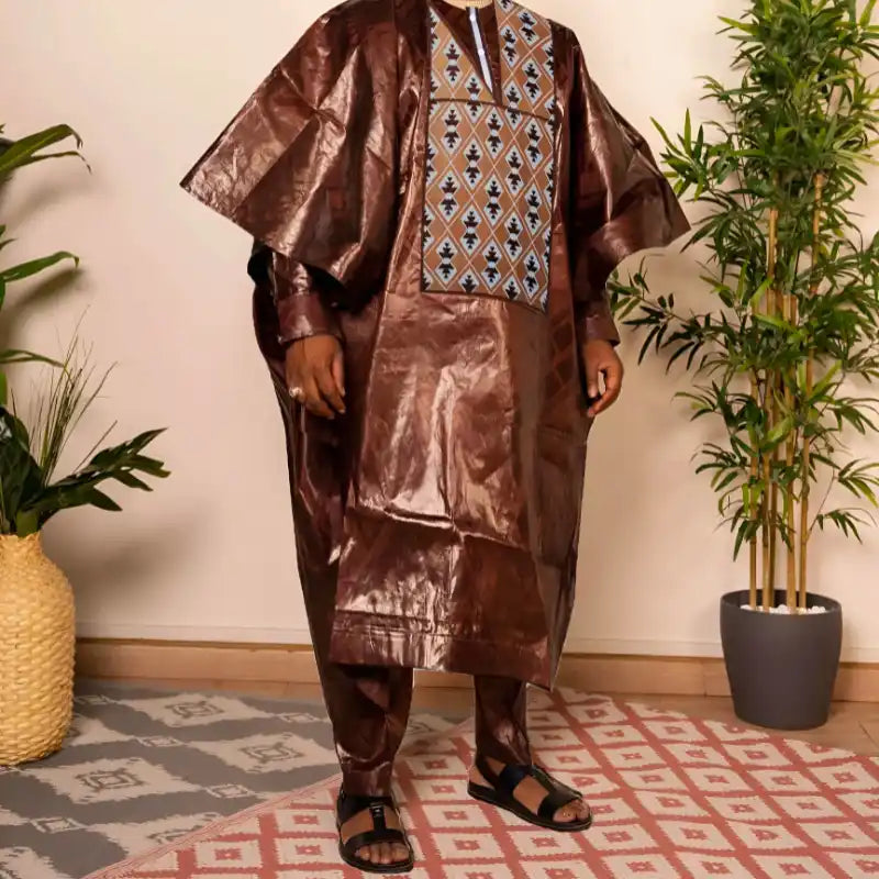 Boubou africain homme en wax