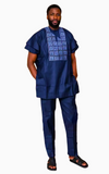 Boubou Africain Homme Manches Courtes