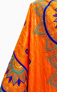Boubou Bazin Riche Femme Malienne