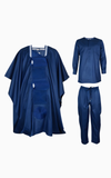 Boubou Bazin Riche Homme Bleu