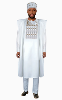 Boubou Blanc Mariage Homme