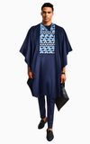 Boubou Bleu Homme