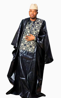 Boubou Noir Homme
