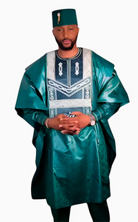 Boubou Sénégalais Homme Vert