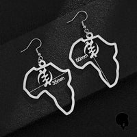 Boucle d’Oreille Africaine Adinkra