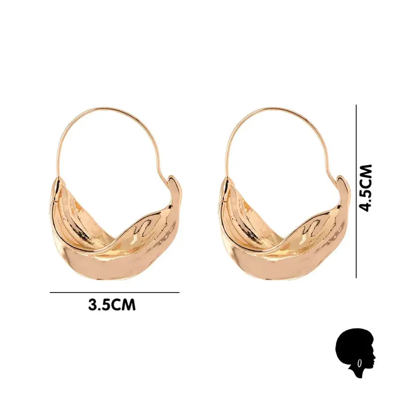 Boucles D'oreilles En Fil Plastique Torsadé Et Bois - Modèle 37 - Occasion En état Parfait - Bijou Artisanal Original