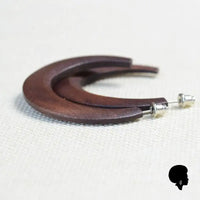 Boucle d’Oreille Créoles en Bois