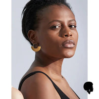 Boucle D’Oreille Eventail Africain