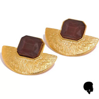 Boucle D’Oreille Eventail Africain