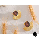 Boucle D’Oreille Eventail Africain