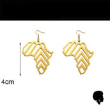 Boucle D’Oreille Forme Afrique