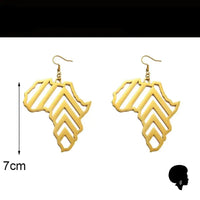 Boucle D’Oreille Forme Afrique
