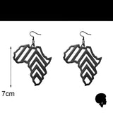 Boucle D’Oreille Forme Afrique