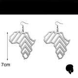 Boucle D’Oreille Forme Afrique