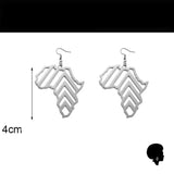 Boucle D’Oreille Forme Afrique