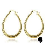 Boucle d’Oreilles Ethnique Africain En Argent