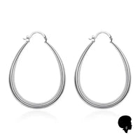 Boucle d’Oreilles Ethnique Africain En Argent