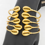 Bracelet Africain Cauris en Or