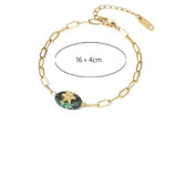 Bracelet Africain Femme en Pierre Naturelle