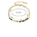 Bracelet Africain Femme en Pierre Naturelle