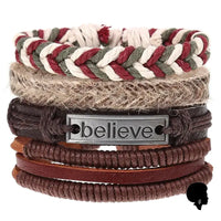 Bracelet Africain Homme Cuir