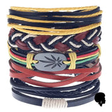 Bracelet Africain Homme Cuir