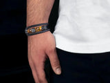 Bracelet Africain Homme Cuir œil De Tigre