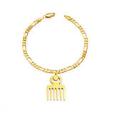 Bracelet Africain Or Symbole Adinkra