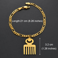 Bracelet Africain Or Symbole Adinkra