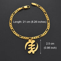 Bracelet Africain Or Symbole Adinkra