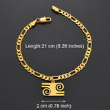 Bracelet Africain Or Symbole Adinkra