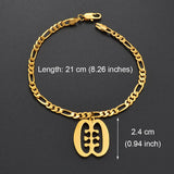 Bracelet Africain Or Symbole Adinkra