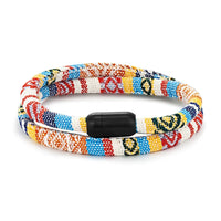 Bracelet Corde Africain Blanc