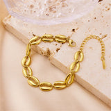 Bracelet Ethnique Cauris Or