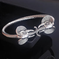 Bracelet Jonc à Tête d’Éléphant