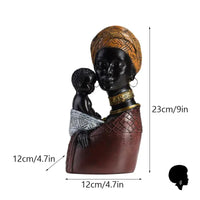 Buste Femme Africaine Avec Bébé