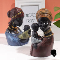 Buste Femme Africaine Avec Bébé