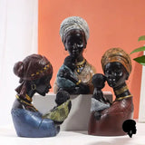 Buste Femme Africaine Avec Bébé